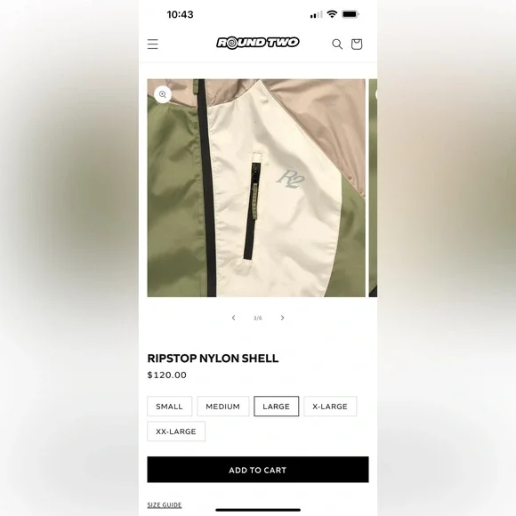 Round Two Ripstop Nylon Shell - Picture 3 of 7